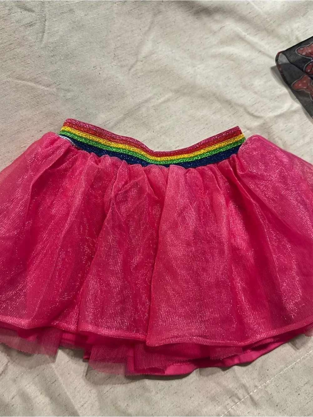 Sparkly Pink & Black Tulle Skirts Trio - Gymboree/ Disney & Paw patrol - 18mo/2T